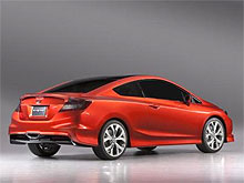 Honda представила концепты новых моделей Civic Si Coupe и Civic Sedan 2012 года - Honda